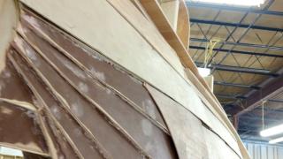 Forms cut from 3/4” plywood